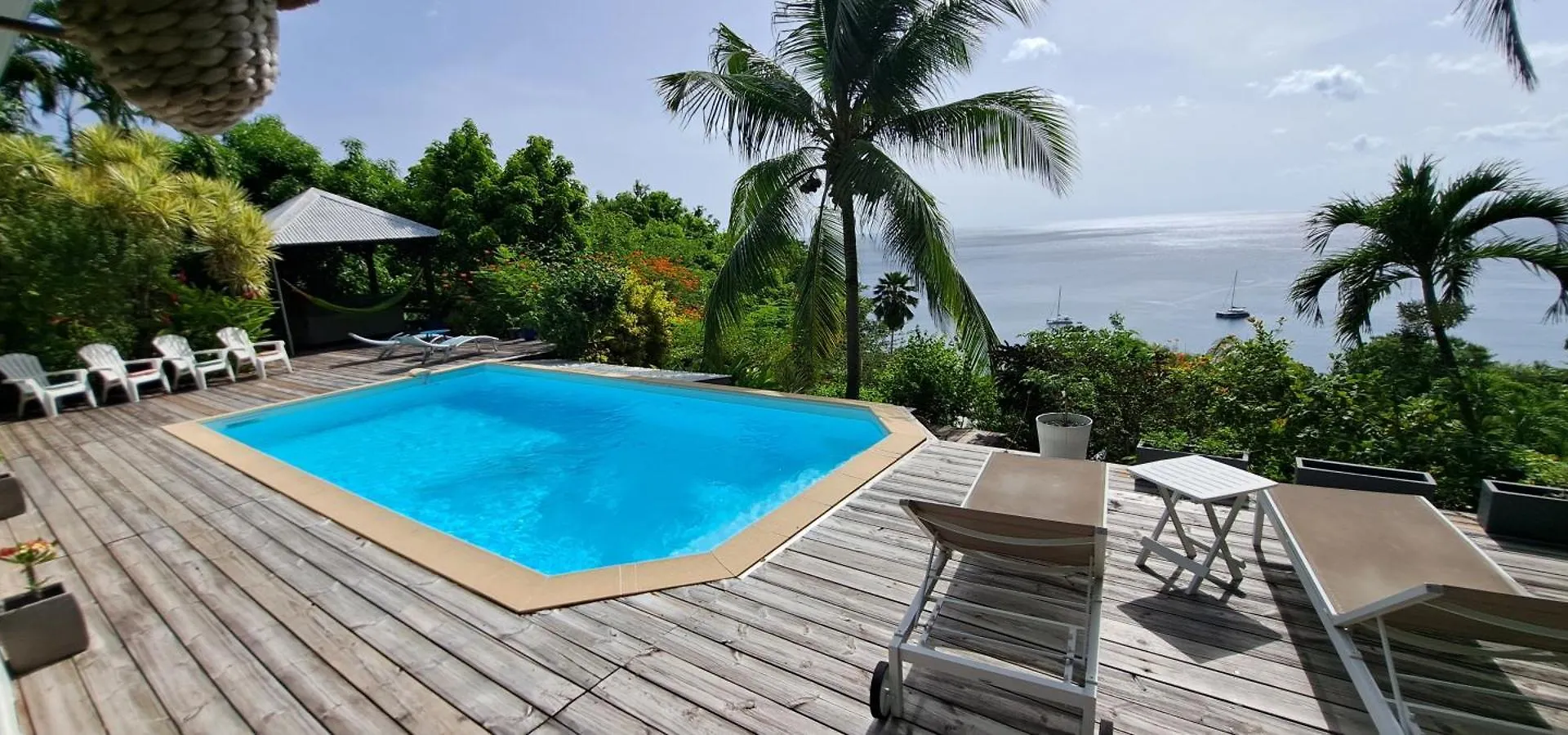 La Kaz A Thomy Villa Privee Vue Mer Piscine Et Spa 푸앵트-누아르